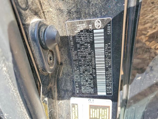 2017 TOYOTA CAMRY LE/SE/XLE/XSE