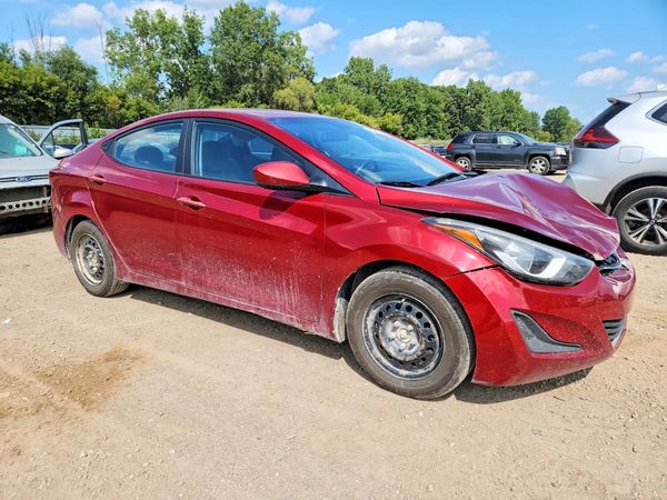 2016 HYUNDAI ELANTRA — Passenger 3/4