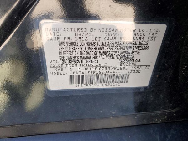 2020 NISSAN KICKS