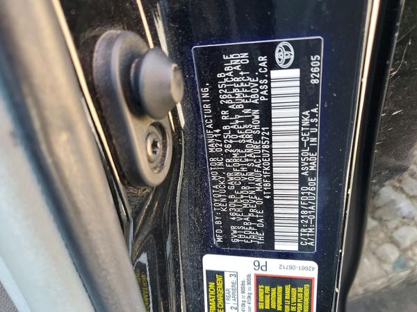 2014 TOYOTA CAMRY
