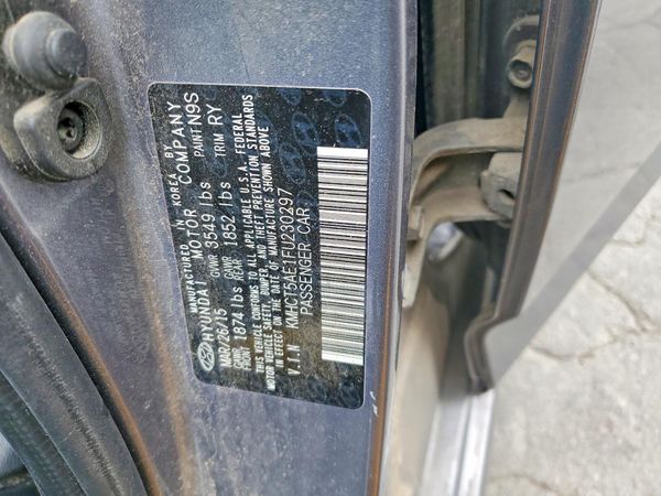 2015 HYUNDAI ACCENT GL(Middle-low)