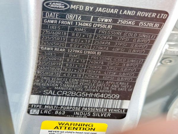 2017 LAND ROVER DISCOVERY SPORT HSE