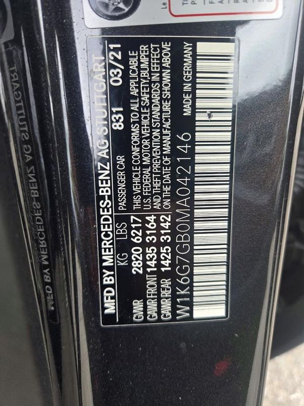 2021 MERCEDES-BENZ S S580-4M