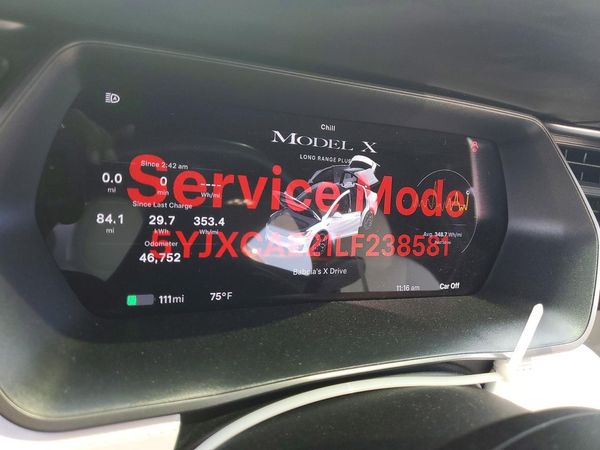 2020 TESLA MODEL X