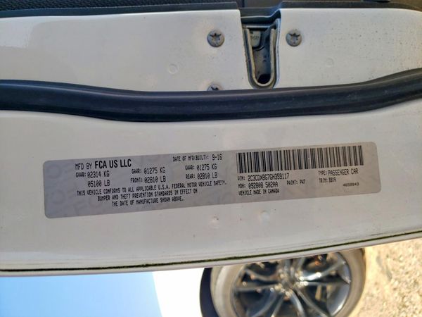 2016 DODGE CHARGER SE