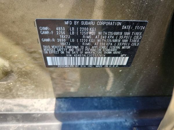 2025 SUBARU OUTBACK Onyx Edition