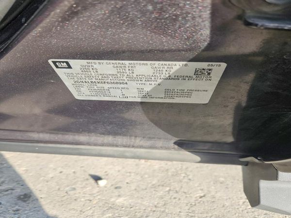 2015 CHEVROLET EQUINOX 1LT