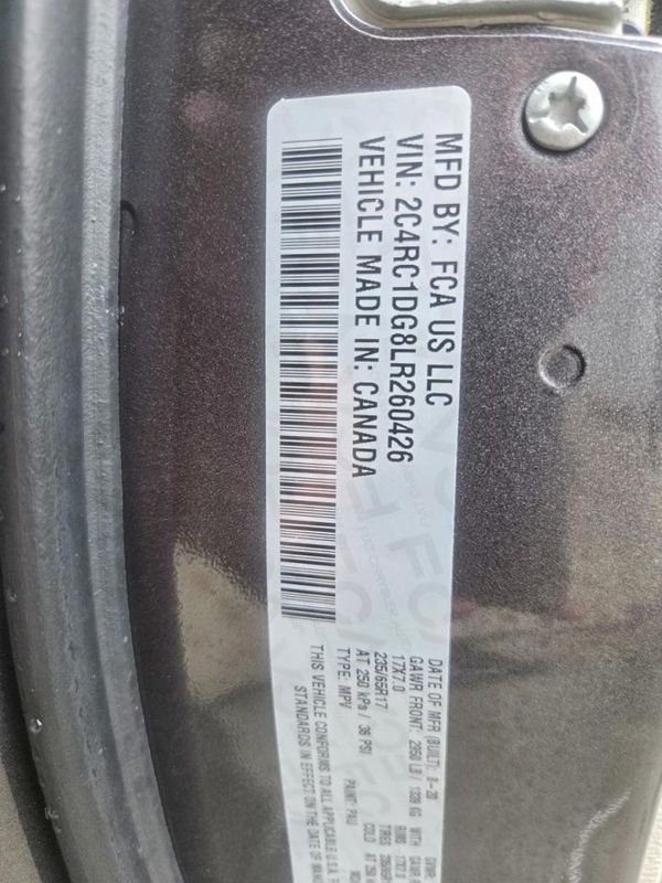 2020 CHRYSLER VOYAGER LXI