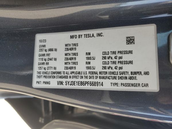 2023 TESLA MODEL 3