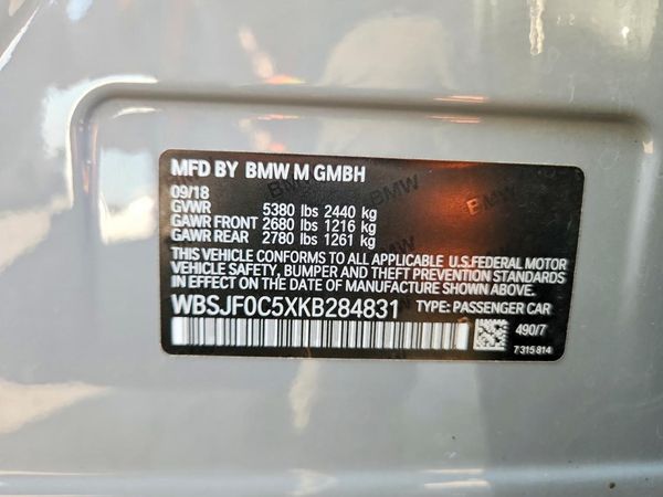 2019 BMW M5