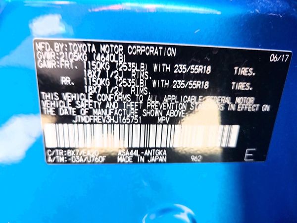 2017 TOYOTA RAV4 Ltd/SE Platinum