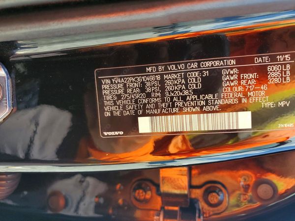 2016 VOLVO XC90 SV42 Momentum
