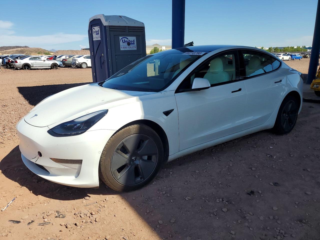 2021 TESLA MODEL 3 — Front 3/4