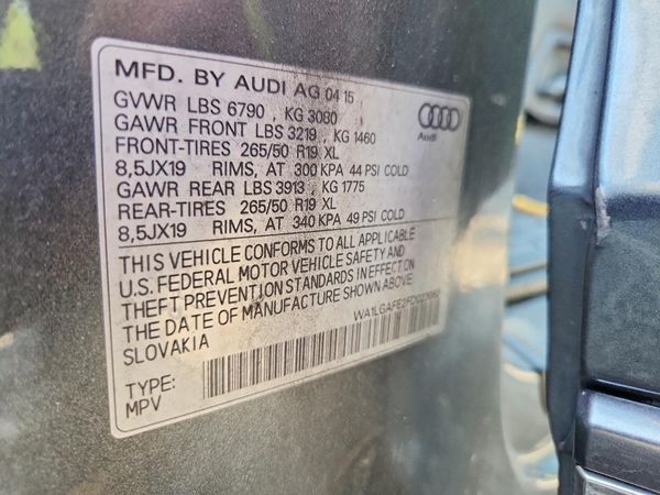 2015 AUDI Q7 Premium Plus