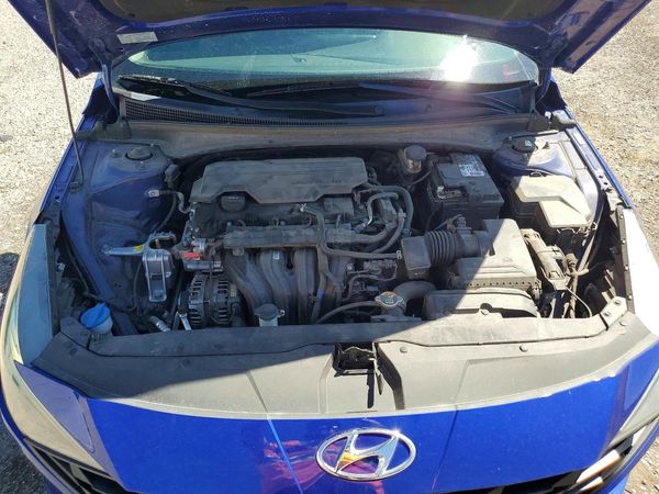 2021 HYUNDAI ELANTRA Blue