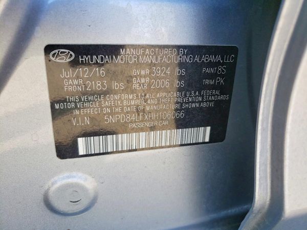 2017 HYUNDAI ELANTRA