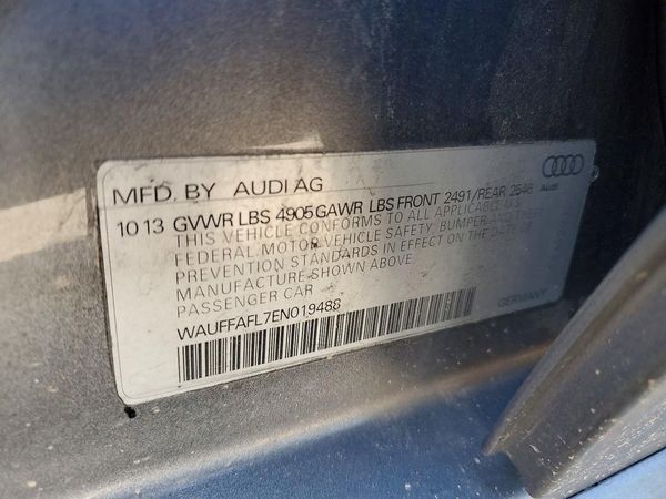 2014 AUDI A4 quattro Premium Plus — VINS