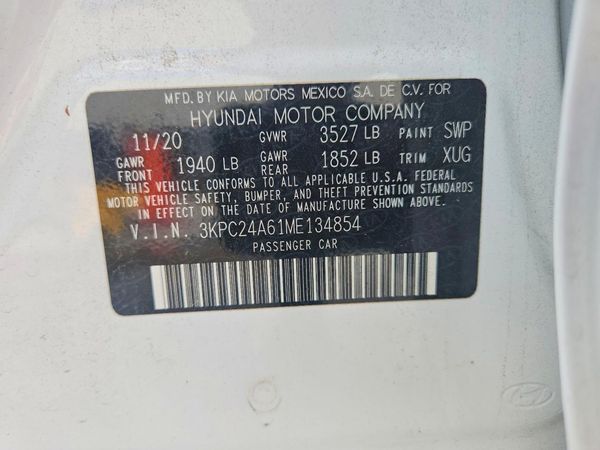 2021 HYUNDAI ACCENT