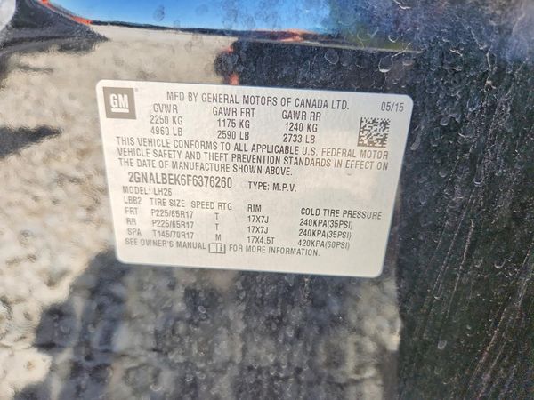 2015 CHEVROLET EQUINOX 1LT