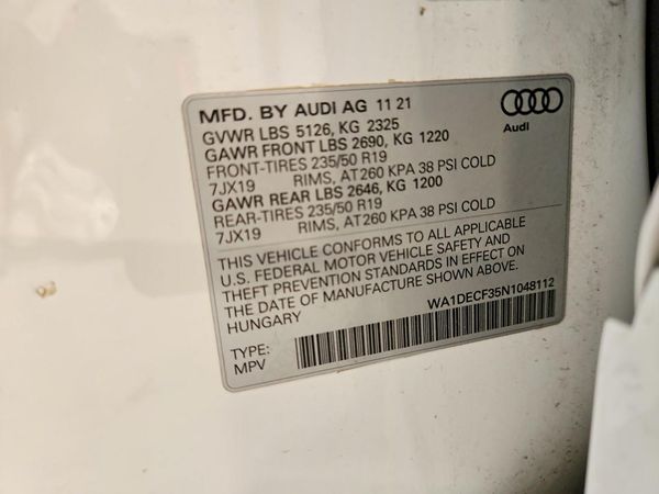 2022 AUDI Q3