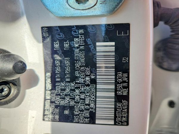 2019 LEXUS GX 460 Base — VINS