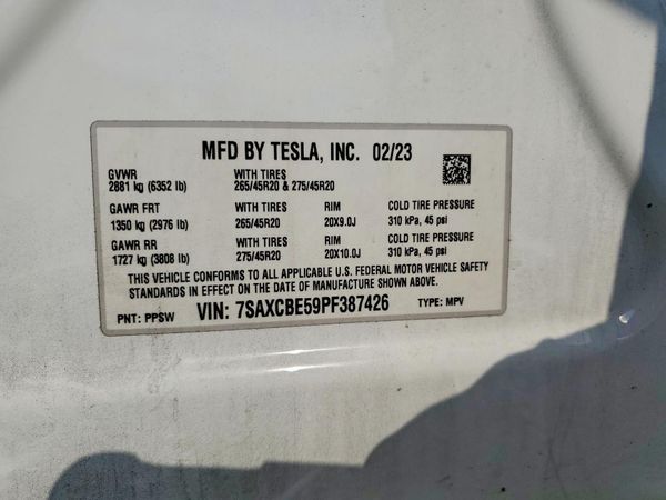 2023 TESLA MODEL X