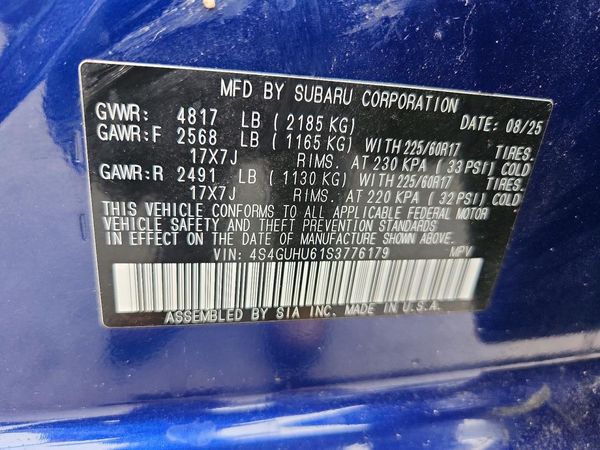 2025 SUBARU CROSSTREK Wilderness