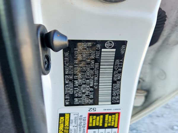 2018 TOYOTA CAMRY L/LE/SE/XLE