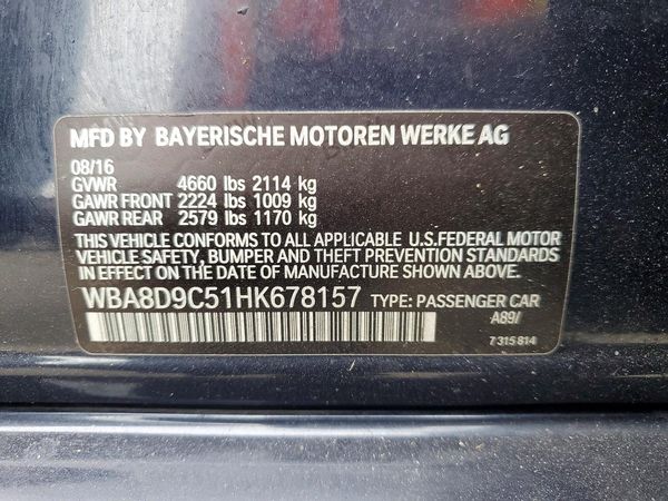 2017 BMW 330