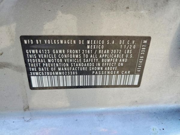 2021 VOLKSWAGEN JETTA