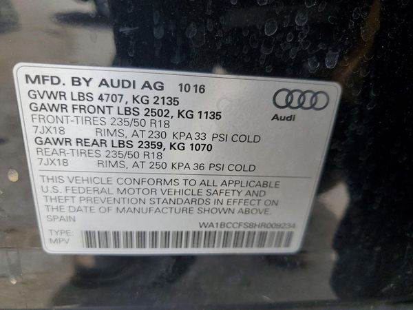 2017 AUDI Q3