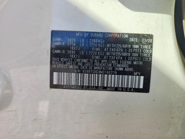 2021 SUBARU OUTBACK Limited+M/R+NAVI(HK)