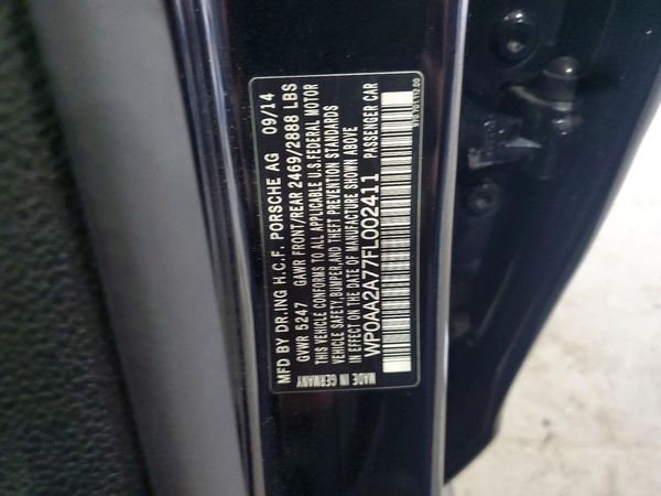 2015 PORSCHE PANAMERA Base (2WD), 4 (4WD)