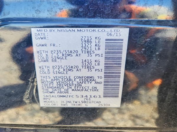 2015 INFINITI QX60
