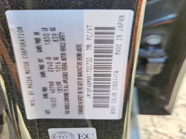 2024 MAZDA 3 Select Sport Package