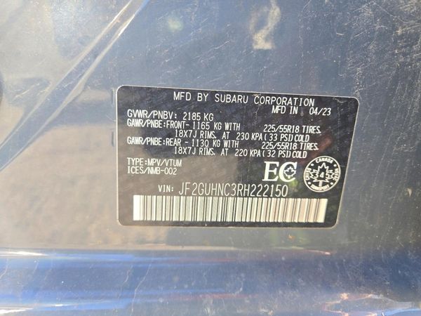 2024 SUBARU CROSSTREK