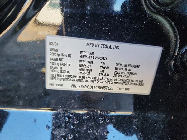 2024 TESLA MODEL Y