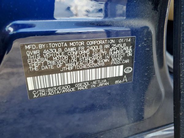 2014 LEXUS IS 250