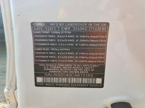 2012 LAND ROVER LR4 HSE