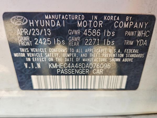2013 HYUNDAI SONATA Hybrid / Hybrid Limited