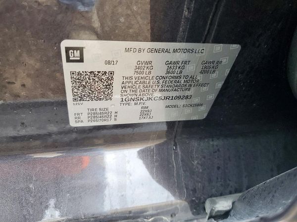 2018 CHEVROLET SUBURBAN Premier