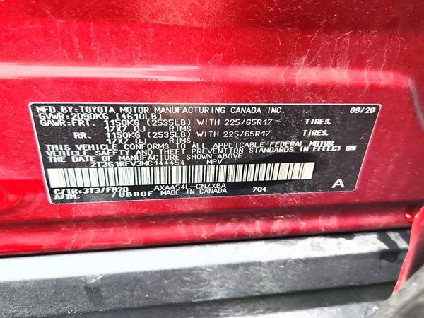 2021 TOYOTA RAV4 LE