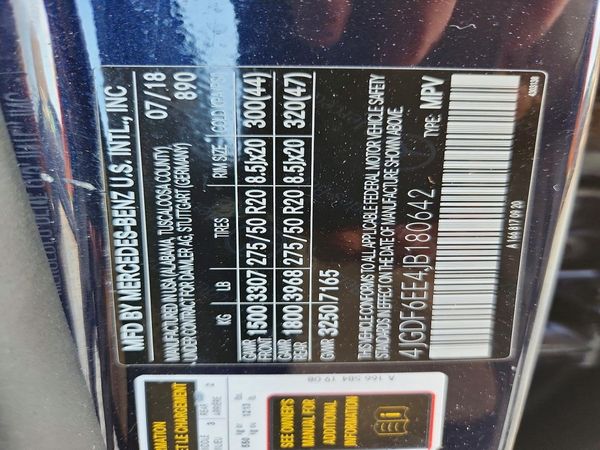 2018 MERCEDES-BENZ GLS GLS450-4M