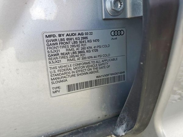 2022 AUDI Q7