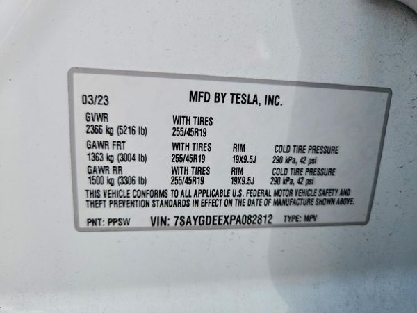 2023 TESLA MODEL Y