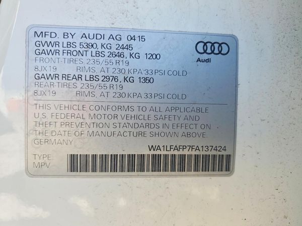 2015 AUDI Q5 Premium Plus