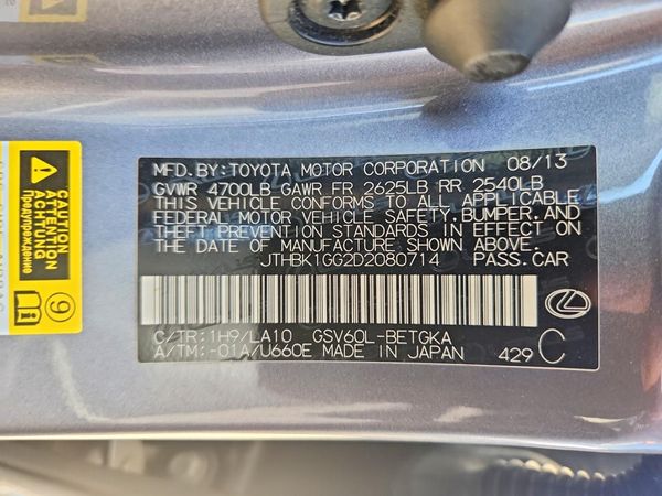 2013 LEXUS ES 350