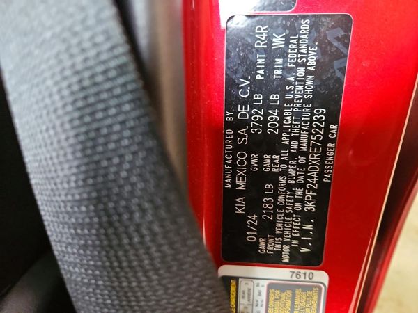 2024 KIA FORTE