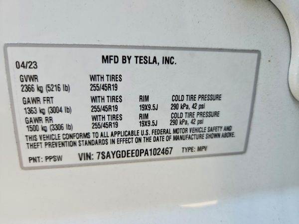 2023 TESLA MODEL Y