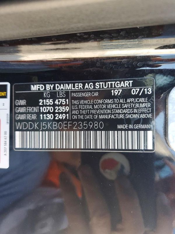 2014 MERCEDES-BENZ E E350